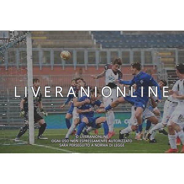¬© TVRG Alessandro Gabrielloni (Como) segna il gol del 3 a 1 Como vs Pontedera Campionato Serie C girone A - 33a giornata Como 27-03-2021 Stadio Giuseppe Sinigaglia foto Roberto Garavaglia/ag. Aldo Liverani sas / AGENZIA ALDO LIVERANI SAS