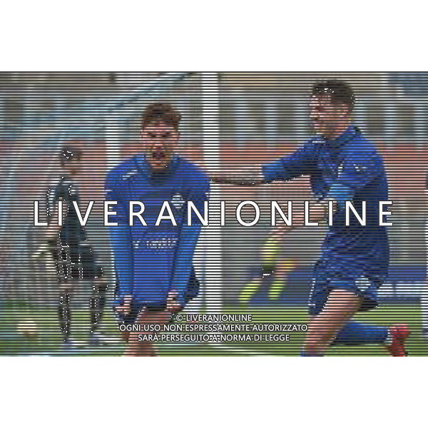 ¬© TVRG Alessandro Gabrielloni (Como) esulta dopo il gol del 3 a 1 Como vs Pontedera Campionato Serie C girone A - 33a giornata Como 27-03-2021 Stadio Giuseppe Sinigaglia foto Roberto Garavaglia/ag. Aldo Liverani sas / AGENZIA ALDO LIVERANI SAS