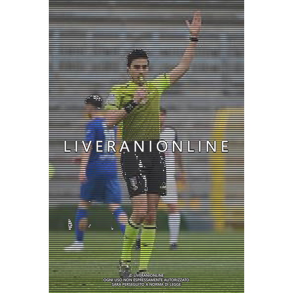 © TVRG l\'arbitro Michele Delrio di Reggio Emilia Como vs Pontedera Campionato Serie C girone A - 33a giornata Como 27-03-2021 Stadio Giuseppe Sinigaglia foto Roberto Garavaglia/ag. Aldo Liverani sas