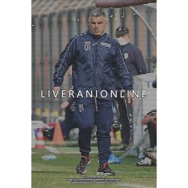 © TVRG Ivan Maraia allenatore Pontedera Como vs Pontedera Campionato Serie C girone A - 33a giornata Como 27-03-2021 Stadio Giuseppe Sinigaglia foto Roberto Garavaglia/ag. Aldo Liverani sas