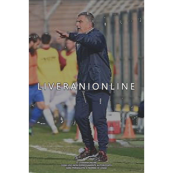 © TVRG Ivan Maraia allenatore Pontedera Como vs Pontedera Campionato Serie C girone A - 33a giornata Como 27-03-2021 Stadio Giuseppe Sinigaglia foto Roberto Garavaglia/ag. Aldo Liverani sas