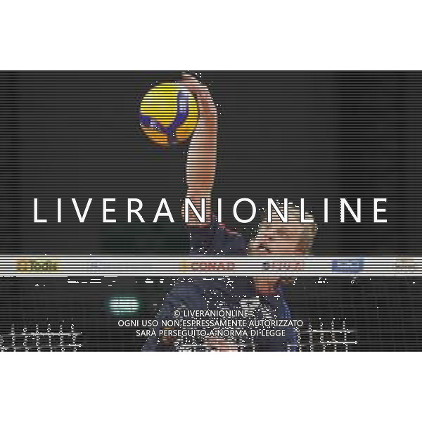 Cerquiglinio/LMedia - Playoff - Semifinali - Sir Safety Conad Perugia vs Vero Volley Monza - Campionato di Volley Superlega Serie A 2020/2021 27 marzo 2021 - Pala Barton, Perugia, Italia Nella foto: dzavoronok donovan (n.4 schiacciatore vero volley monza) @Cerquiglinio/LMedia/ AGENZIA ALDO LIVERANI SAS