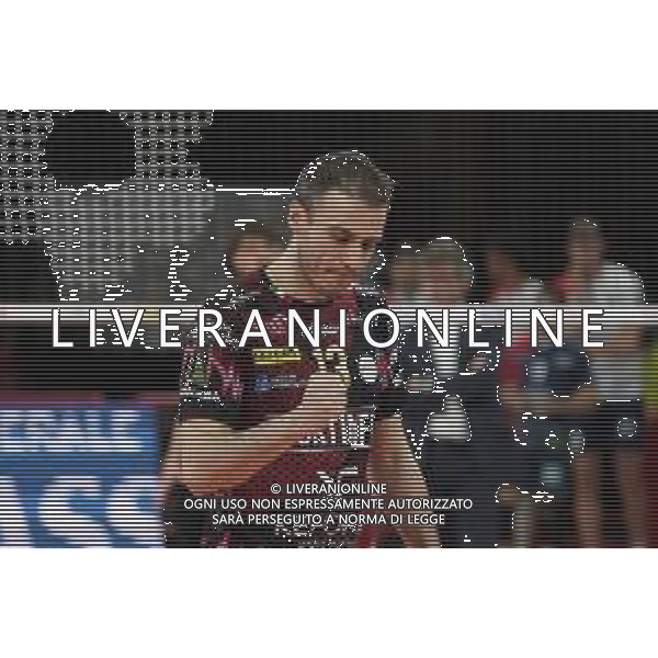 Cerquiglinio/LMedia - Playoff - Semifinali - Sir Safety Conad Perugia vs Vero Volley Monza - Campionato di Volley Superlega Serie A 2020/2021 27 marzo 2021 - Pala Barton, Perugia, Italia Nella foto: massimo colaci (n.13 libero sir safety conad perugia) esulta @Cerquiglinio/LMedia/ AGENZIA ALDO LIVERANI SAS