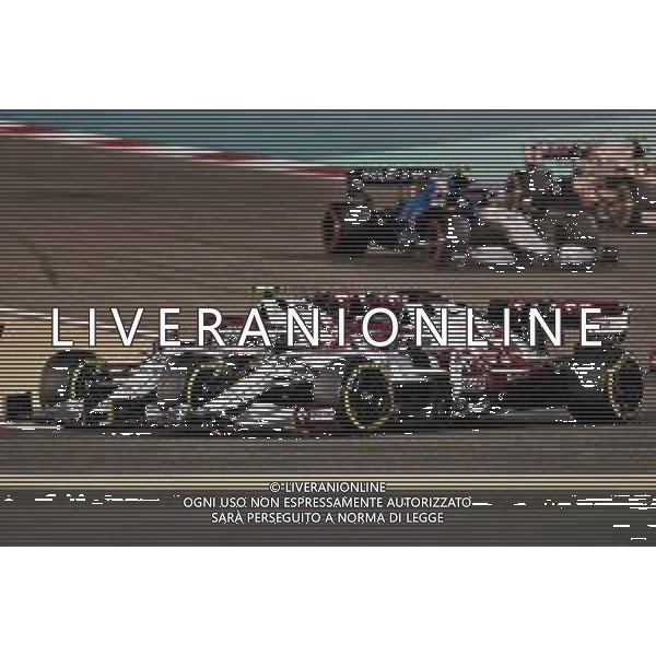 Kimi Raikkonen (FIN) Alfa Romeo Racing C41 and team mate Antonio Giovinazzi (ITA) Alfa Romeo Racing C41 battle for position. 28.03.2021. Formula 1 World Championship, Rd 1, Bahrain Grand Prix, Sakhir, Bahrain, Race Day. - www.xpbimages.com, EMail: requests@xpbimages.com © Copyright: Charniaux / XPB Images/ AGENZIA ALDO LIVERANI SAS - ITALY ONLY EDITORIAL USE ONLY
