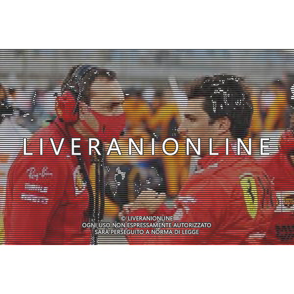 Carlos Sainz Jr (ESP) Ferrari on the grid. 28.03.2021. Formula 1 World Championship, Rd 1, Bahrain Grand Prix, Sakhir, Bahrain, Race Day. - www.xpbimages.com, EMail: requests@xpbimages.com © Copyright: Moy / XPB Images/ AGENZIA ALDO LIVERANI SAS - ITALY ONLY EDITORIAL USE ONLY