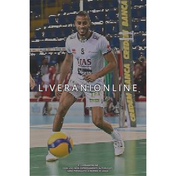 Bartomeolio/LMedia - Playoff - Semifinali - Cucine Lube Civitanova vs Itas Trentino - Campionato di Volley Superlega Serie A 2020/2021 28 marzo 2021 - Eurosuole Forum, Civitanova Marche, Italia Nella foto: Ricardo Lucarelli Santos De Souza #8 (Itas Trentino) @Bartomeolio/LMedia AG ALDO LIVERANI SAS