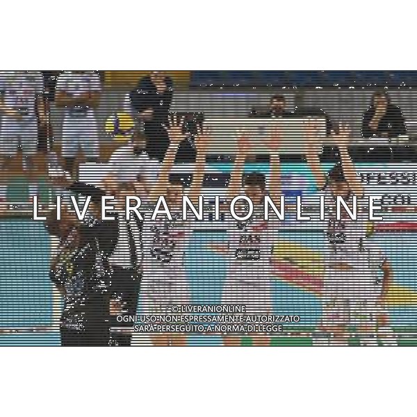 Bartomeolio/LMedia - Playoff - Semifinali - Cucine Lube Civitanova vs Itas Trentino - Campionato di Volley Superlega Serie A 2020/2021 28 marzo 2021 - Eurosuole Forum, Civitanova Marche, Italia Nella foto: Schiacciata Yoandy Leal #9 (Cucine Lube Civitanova) @Bartomeolio/LMedia AG ALDO LIVERANI SAS