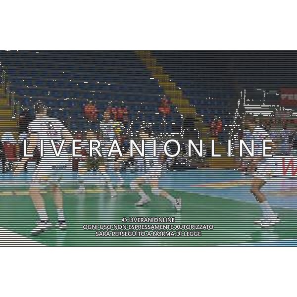Bartomeolio/LMedia - Playoff - Semifinali - Cucine Lube Civitanova vs Itas Trentino - Campionato di Volley Superlega Serie A 2020/2021 28 marzo 2021 - Eurosuole Forum, Civitanova Marche, Italia Nella foto: Bagher Alessandro Michieletto #5 (Itas Trentino) @Bartomeolio/LMedia AG ALDO LIVERANI SAS