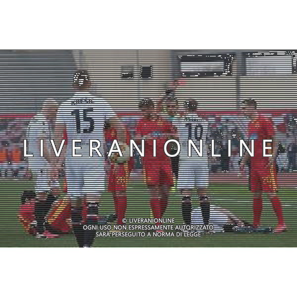 PADOVA - RAVENNA CAMPIONATO CALCIO SERIE C LEGA PRO 28.03.2021 NELLA FOTO L\'ESPULSIONE DI PELEGATTI - CARTELLINO ROSSO ©PG / AGENZIA ALDO LIVERANI SAS