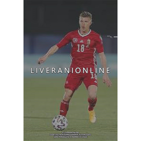 SAN MARINO vs UNGHERIA Qualificazioni Europee del Gruppo I ai Mondiali del Qatar 2022 28/03/2021 - nella foto: Dávid Sigér(Hungary) Dávid Sigér(Hungary) during European Qualifying Round group I of FIFA World Championship of Qatar 2022 soccer match between San Marino and Hunghary at San Marino Stadium on March 28 2021 in Parma photo credit by Claudio Zamagni/Aldo Liverani Photo Agency