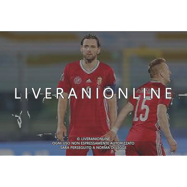 SAN MARINO vs UNGHERIA Qualificazioni Europee del Gruppo I ai Mondiali del Qatar 2022 28/03/2021 - nella foto: Ádám Szalai(Hungary) ©Claudio Zamagni/Agenzi Aldo Liverani s.a.s. Ádám Szalai(Hungary) during European Qualifying Round group I of FIFA World Championship of Qatar 2022 soccer match between San Marino and Hunghary at San Marino Stadium on March 28 2021 in Parma photo credit by Claudio Zamagni/Aldo Liverani Photo Agency