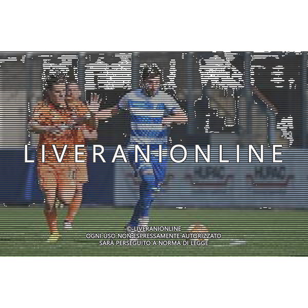 ¬© TVRG Gianluca Nicco (Pro Patria) e sulla SX Nicolo\' Fagioli (Juventus U23) Pro Patria vs Juventus U23 Campionato Serie C girone A - 33a giornata Busto Arsizio (VA) 29-03-2021 Stadio Carlo Speroni foto Roberto Garavaglia/ag. Aldo Liverani sas / AGENZIA ALDO LIVERANI SAS