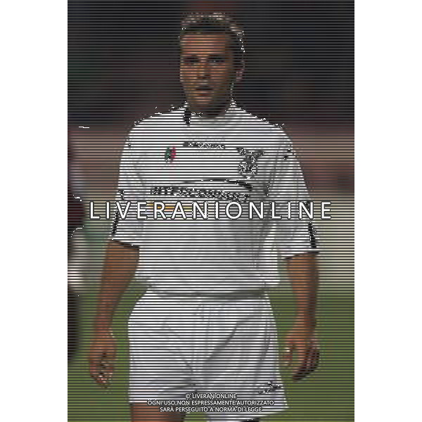 SPEZIA CALCIO 2004/2005 NELLA FOTO CORRADI ROBERTO AGENZIA ALDO LIVERANI