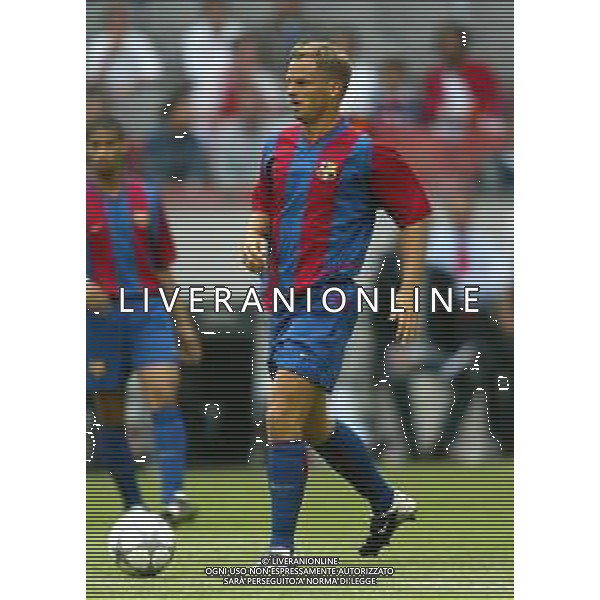 BARCELLONA CALCIO NELLA FOTO FRANK DE BOER CALCIATORE AGENZIA ALDO LIVERANI SAS