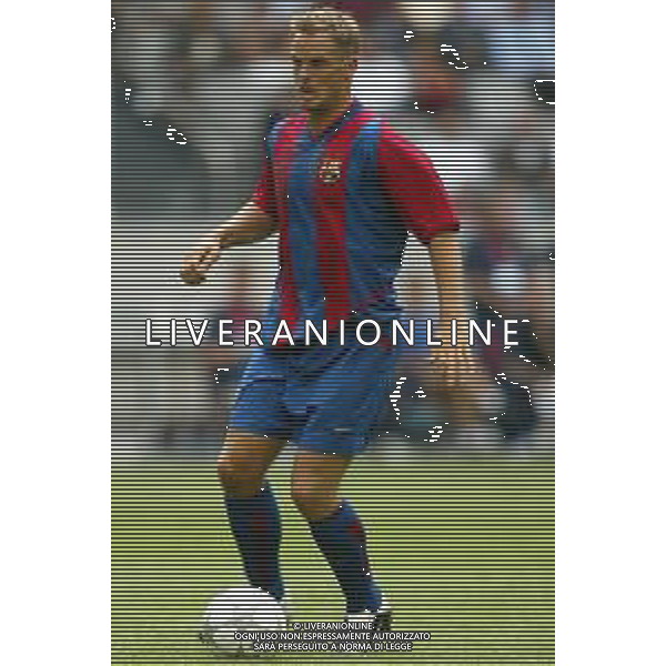 BARCELLONA CALCIO NELLA FOTO FRANK DE BOER CALCIATORE AGENZIA ALDO LIVERANI SAS