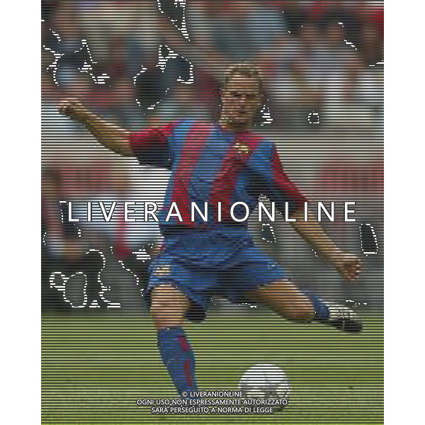 BARCELLONA CALCIO NELLA FOTO FRANK DE BOER CALCIATORE AGENZIA ALDO LIVERANI SAS