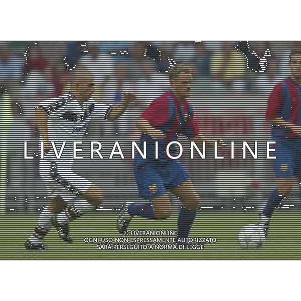 BARCELLONA CALCIO NELLA FOTO FRANK DE BOER CALCIATORE AGENZIA ALDO LIVERANI SAS