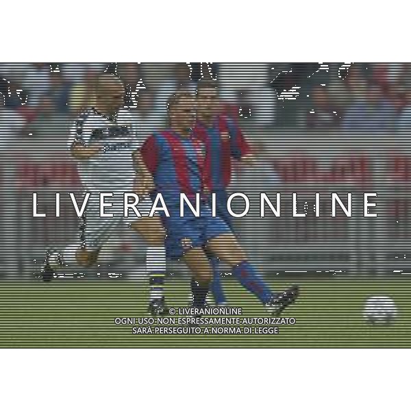 BARCELLONA CALCIO NELLA FOTO FRANK DE BOER CALCIATORE AGENZIA ALDO LIVERANI SAS