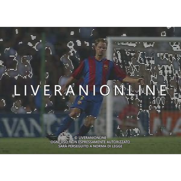 BARCELLONA CALCIO, 2002/2003 NELLA FOTO FRANK DE BOER CALCIATORE AGENZIA ALDO LIVERANI SAS