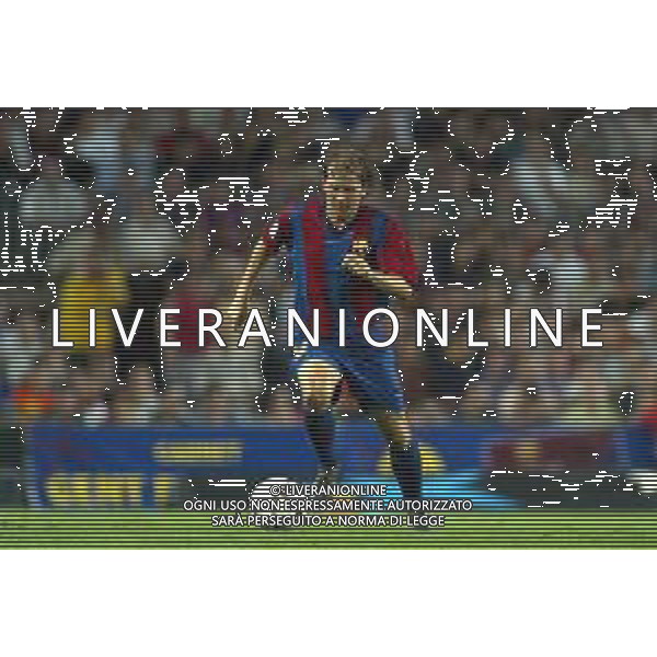 BARCELLONA CALCIO, 2002/2003 NELLA FOTO MENDIETA GAIZKA CALCIATORE AGENZIA ALDO LIVERANI SAS