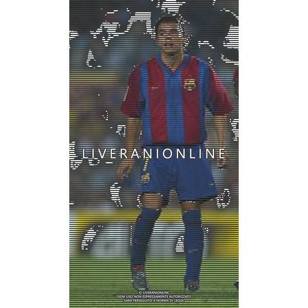 BARCELLONA CALCIO, 2002/2003 NELLA FOTO JAVIER PEDRO SAVIOLA CALCIATORE AGENZIA ALDO LIVERANI SAS