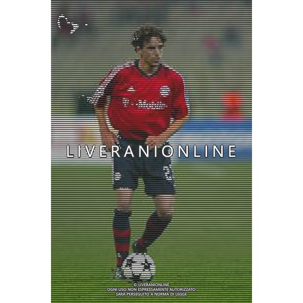 BAYERN MONACO CALCIO 2002/2003 NELLA FOTO HARGREAVES OWEN CALCIATORE AGENZIA ALDO LIVERANI SAS