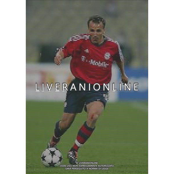 BAYERN MONACO CALCIO 2002/2003 NELLA FOTO JEREMIES JENS CALCIATORE AGENZIA ALDO LIVERANI SAS