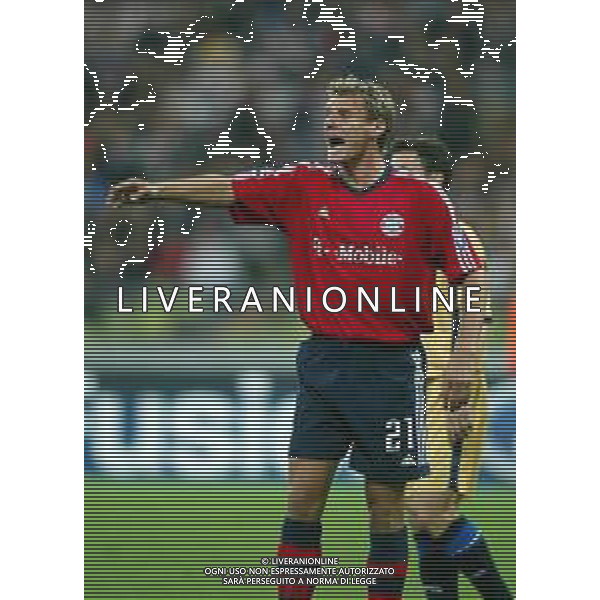 BAYERN MONACO CALCIO 2002/2003 NELLA FOTO ZICKLER ALEXANDER CALCIATORE AGENZIA ALDO LIVERANI SAS