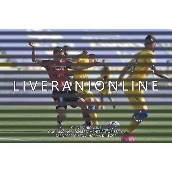 Frosinone vs Reggiana Campionato Serie B - 31 Giornata Stadio B.Stirpe - Frosinone 02-04-2021 nella foto Mazzocchi e Maiello in contrasto © Federico Gaetano / AGENZIA ALDO LIVERANI SAS