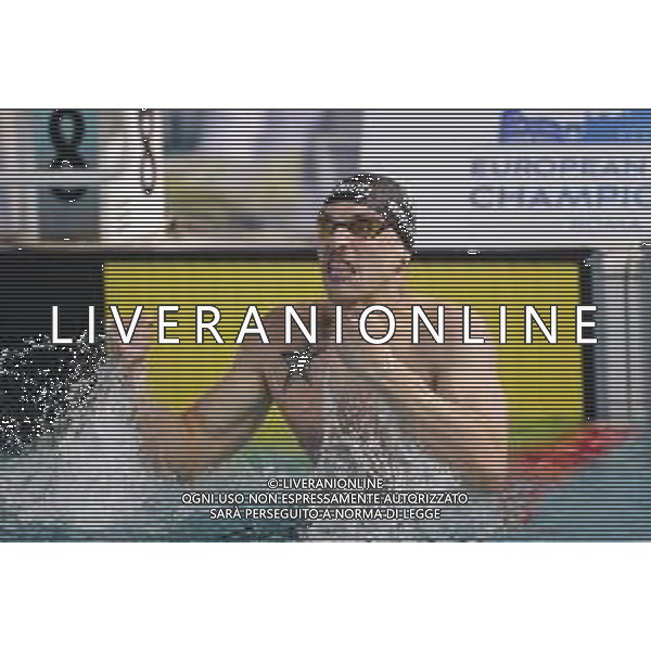 Riccione 02/04/2021 - CAMPIONATO ITALIANO UNIPOLSAI ASSOLUTO DI NUOTO PRIMAVERILE- nella foto: esultanza stefano ballo ©Claudio Zamagni/Agenzia Aldo Liverani