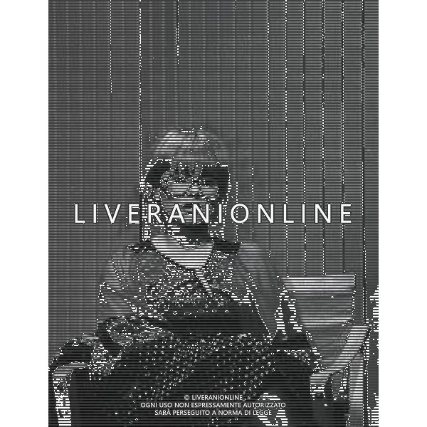 RETROSPETTIVA RITA PAVONE CANTANTE NELLA FOTO RITA PAVONE NELL\'ANNO 1979 IN UNA INTERVISTA CON SANDRO MAYER AG ALDO LIVERANI SAS