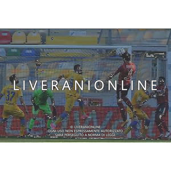 Frosinone vs Reggiana Campionato Serie B - 31 Giornata Stadio B.Stirpe - Frosinone 02-04-2021 nella foto Colpo di testa di Rozzio © Federico Gaetano / AGENZIA ALDO LIVERANI SAS