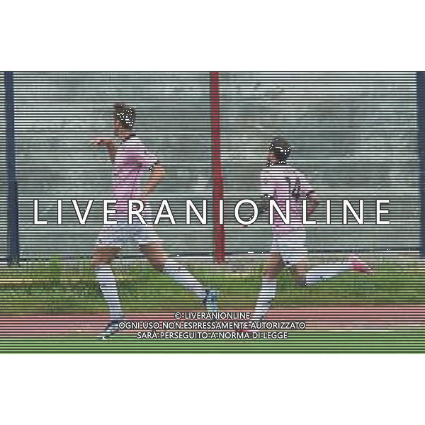 Santangeloi/LMedia - Casertana vs Palermo - Campionato di Calcio Serie C - Lega Pro 2020/2021 03 aprile 2021 - Stadio Alberto Pinto, Caserta, Italia Nella foto: Esultanza Lorenzo Lucca (Palermo) @Santangeloi/LMedia AG ALDO LIVERANI SAS