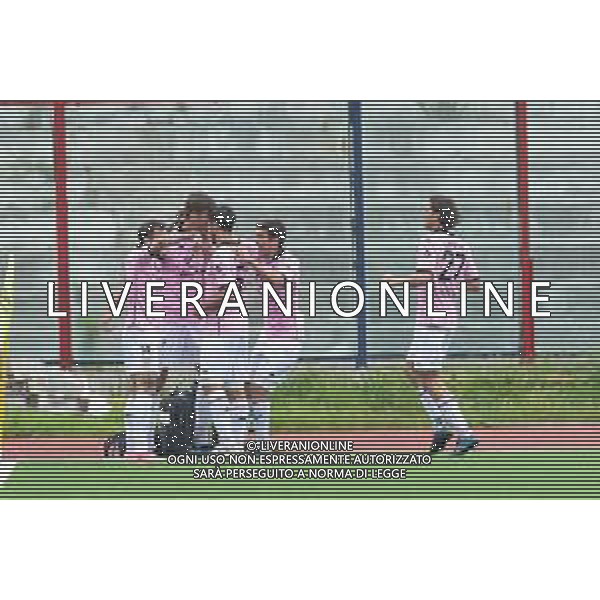 Santangeloi/LMedia - Casertana vs Palermo - Campionato di Calcio Serie C - Lega Pro 2020/2021 03 aprile 2021 - Stadio Alberto Pinto, Caserta, Italia Nella foto: Esultanza Lorenzo Lucca (Palermo) @Santangeloi/LMedia AG ALDO LIVERANI SAS