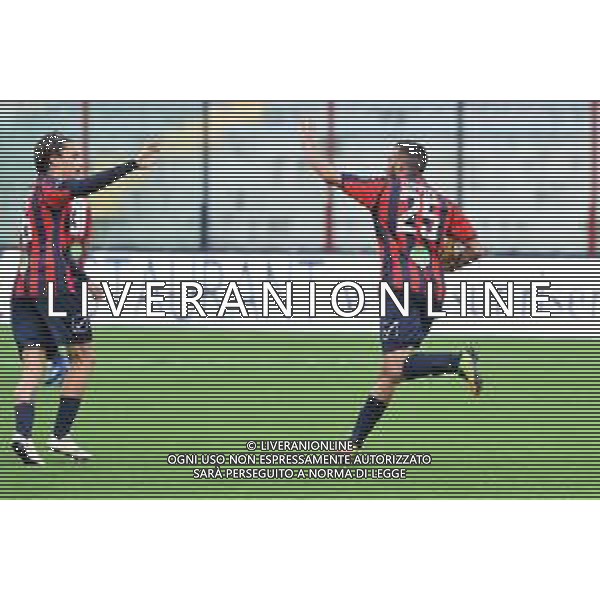 Santangeloi/LMedia - Casertana vs Palermo - Campionato di Calcio Serie C - Lega Pro 2020/2021 03 aprile 2021 - Stadio Alberto Pinto, Caserta, Italia Nella foto: Esultanza luigi Cuppone (Casertana) @Santangeloi/LMedia AG ALDO LIVERANI SAS