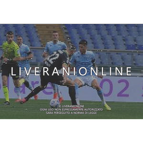 Lazio vs Spezia Campionato Serie A TIM - 29 giornata Stadio Olimpico - Roma 03-04-2021 nella foto Correa e Chabot FOTO FEDERICO GAETANO-AG ALDO LIVERANI SAS