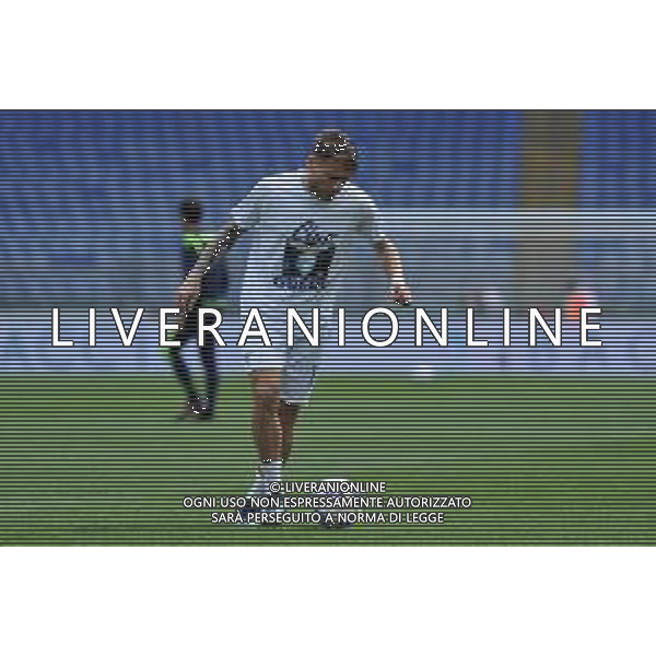 Lazio vs Spezia Campionato Serie A TIM - 29 giornata Stadio Olimpico - Roma 03-04-2021 nella foto Immobile nel riscaldamento con la maglia di Guerini FOTO FEDERICO GAETANO-AG ALDO LIVERANI SAS