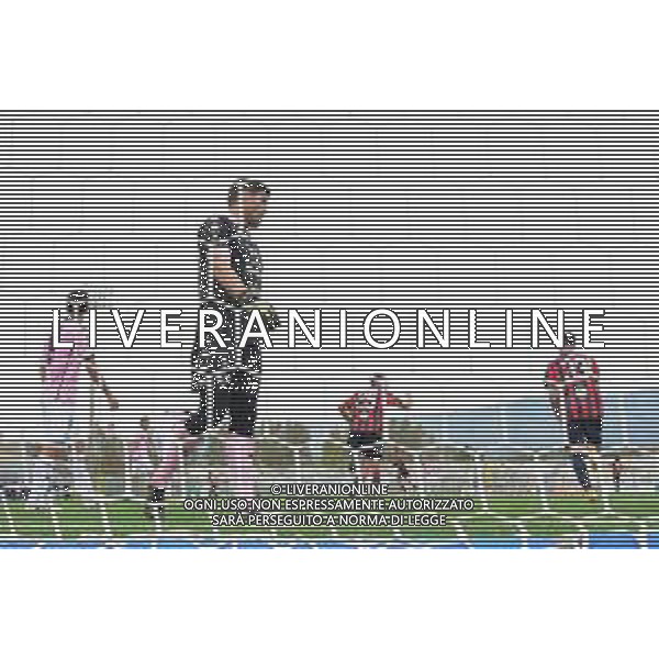Santangeloi/LMedia - Casertana vs Palermo - Campionato di Calcio Serie C - Lega Pro 2020/2021 03 aprile 2021 - Stadio Alberto Pinto, Caserta, Italia Nella foto: Esultanza Luigi Cuppone (Casertana) @Santangeloi/LMedia AG ALDO LIVERANI SAS