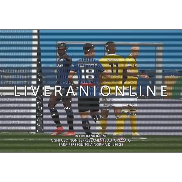 Atalanta-Udinese Campionato di Calcio serie A TIM 2020/2021 29a giornata Bergamo, 3 aprile 2021 Nella foto: Duvan Zapata esulta dopo il gol del 3-1 Ph. Soli - Ag. Aldo Liverani/ AGENZIA ALDO LIVERANI SAS