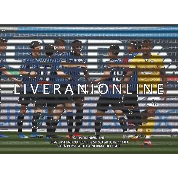 Atalanta-Udinese Campionato di Calcio serie A TIM 2020/2021 29a giornata Bergamo, 3 aprile 2021 Nella foto: Duvan Zapata esulta dopo il gol del 3-1 Ph. Soli - Ag. Aldo Liverani/ AGENZIA ALDO LIVERANI SAS