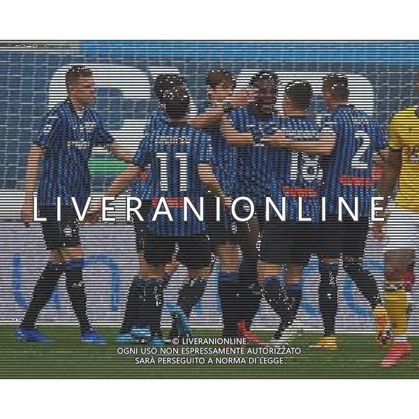 Atalanta-Udinese Campionato di Calcio serie A TIM 2020/2021 29a giornata Bergamo, 3 aprile 2021 Nella foto: Duvan Zapata esulta dopo il gol del 3-1 Ph. Soli - Ag. Aldo Liverani/ AGENZIA ALDO LIVERANI SAS