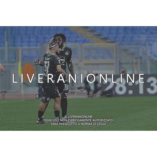 Lazio vs Spezia Campionato Serie A TIM - 29 giornata Stadio Olimpico - Roma 03-04-2021 nella foto Esultanza Daniele Verde e Nzola foto federico gaetano-ag aldo liverani sas