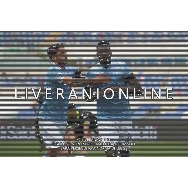 Lazio vs Spezia Campionato Serie A TIM - 29 giornata Stadio Olimpico - Roma 03-04-2021 nella foto Esultanza Caicedo e Cataldi foto federico gaetano-ag aldo liverani sas