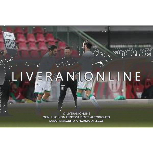 Marchettiu/LMedia - Ternana vs Avellino - Campionato di Calcio Serie C - Lega Pro 2020/2021 03 aprile 2021 - Stadio Liberati, Terni, Italia Nella foto: sostituzione Santaniello Emanuele con Bernardotto Gabriele (Avellino) @Marchettiu/LMedia AG ALDO LIVERANI SAS