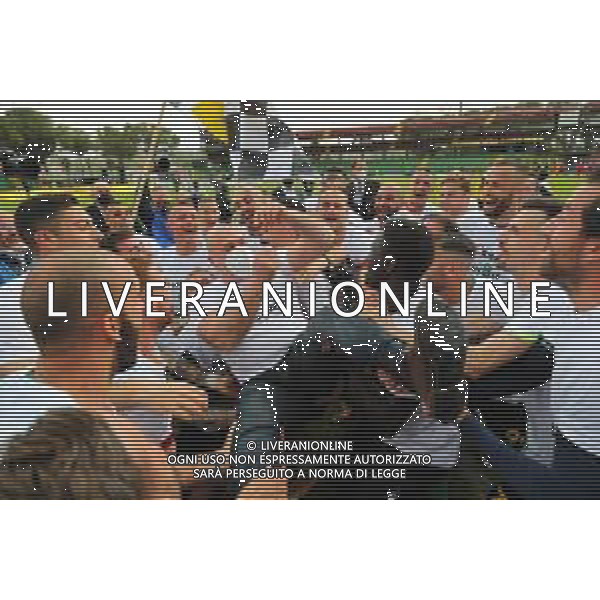 Marchettiu/LMedia - Ternana vs Avellino - Campionato di Calcio Serie C - Lega Pro 2020/2021 03 aprile 2021 - Stadio Liberati, Terni, Italia Nella foto: i festeggiamenti della Ternana per la promozione in B il presidente stefano Bandecchi festeggiato @Marchettiu/LMedia AG ALDO LIVERANI SAS