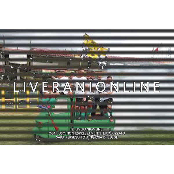 Marchettiu/LMedia - Ternana vs Avellino - Campionato di Calcio Serie C - Lega Pro 2020/2021 03 aprile 2021 - Stadio Liberati, Terni, Italia Nella foto: i festeggiamenti della Ternana per la promozione in B @Marchettiu/LMedia AG ALDO LIVERANI SAS