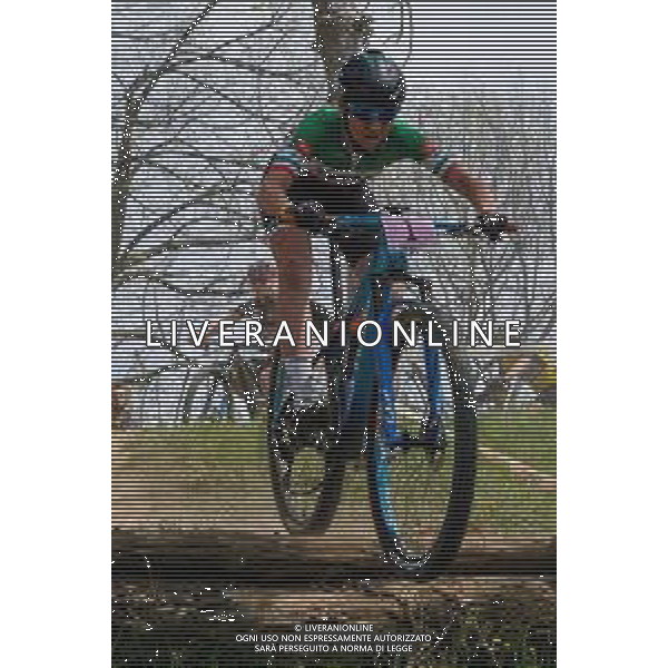 Tommasinio/LMedia - Verona MTB International XCO - Elite Woman Category - MTB - Mountain Bike 03 April 2021 - Parco delle Colombare, Verona, Italy Photo showing: (1) Eva Lechner - (ITA), Italian champion of XCO in action during Verona MTB International 2021 @Tommasinio/LMedia AG ALDO LIVERANI SAS