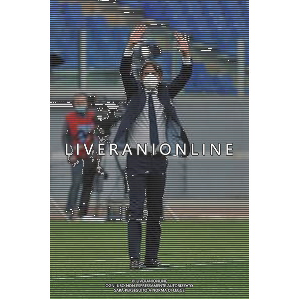 Lazio vs Spezia Campionato Serie A TIM - 29 giornata Stadio Olimpico - Roma 03-04-2021 nella foto Simone Inzaghi ©Federico Gaetano / AGENZIA ALDO LIVERANI SAS