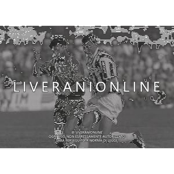 1996-1997 VILLAR PEROSA AMICHEVOLE JUVENTUS A -JUVENTUS B NELLA FOTO CHRISTIAN VIERI AG ALDO LIVERANISAS