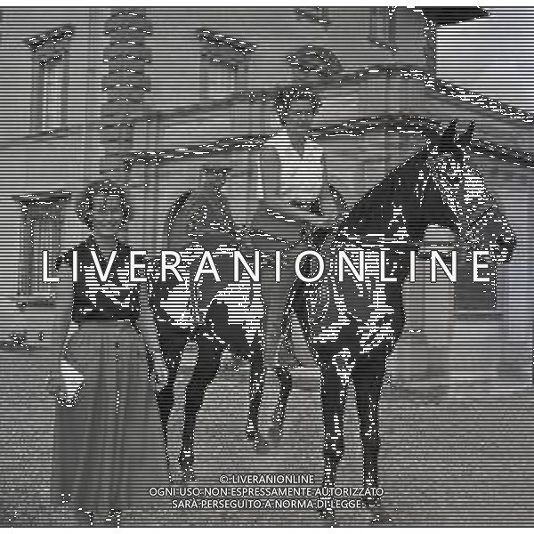 RETROSPETTIVA MARIA PIA DI SAVOLIA -REALI- NELLA FOTO MARIA PIA DI SAVOIA A PRATOLINO NELL\'ANNO 1950 AG ALDO LIVERANI SAS 
